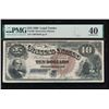 1880 $10 Jackass Legal Tender Note PMG 40