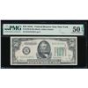 1934C $50 New York FRN PMG 50EPQ