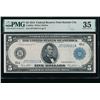 1914 $5 Kansas City FRN PMG 35