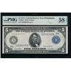 1914 $5 Philadelphia FRN PMG 58EPQ