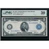 1914 $5 Boston FRN PMG 30