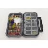 Image 1 : Flambeau Plastic Case w/ Mostly New Salmon & Trout Flies 