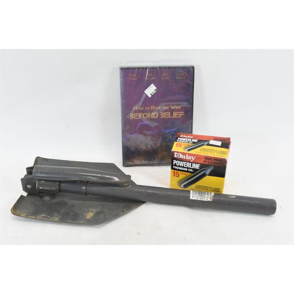 Box Lot DVD/Entrenching Tool