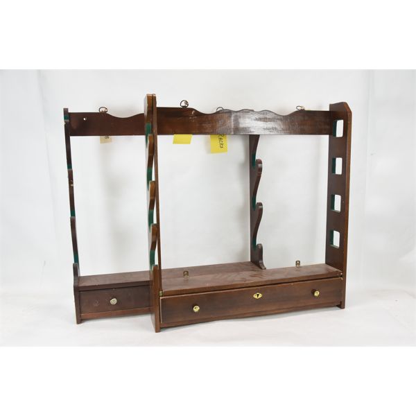 2 Wooden Gun Racks