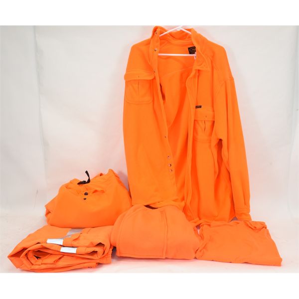 Box Lot Hunter Orange Clothing
