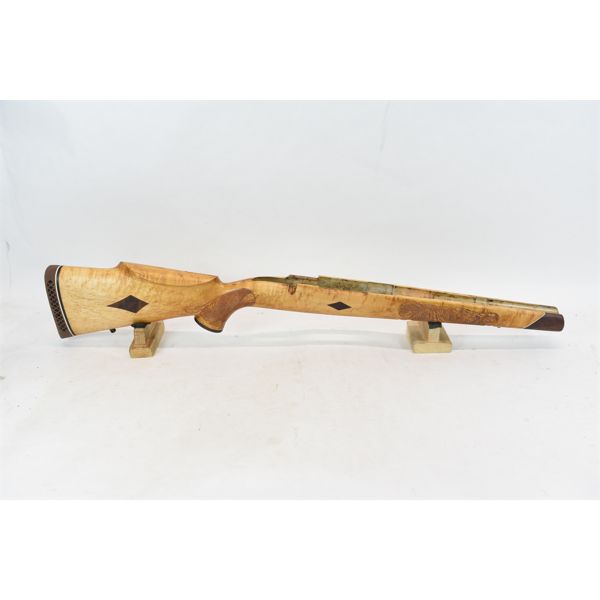 Burl Maple Custom Mauser Stock - Landsborough Auctions