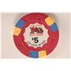 Image 2 : $5 JACKIE GAUGHANS PLAZA HOTEL / CASINO CHIP