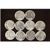 Image 1 : 10-1959-1964 BRILLIANT UNC SILVER ROOSEVELT DIMES