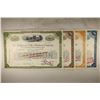 Image 2 : 4 ASSORTED VINTAGE RAILROAD STOCK CERTIFICATES