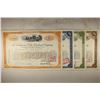 Image 4 : 4 ASSORTED VINTAGE RAILROAD STOCK CERTIFICATES