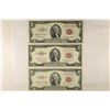 Image 1 : 1953, 53-A & 53-B US $2 RED SEAL NOTES
