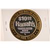 Image 2 : CASINO $10 SILVER TOKEN (UNC) HARRAH'S RENO