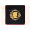 Image 2 : 2015-CANADA 50 CENT GOLD PLATED COIN PROOF