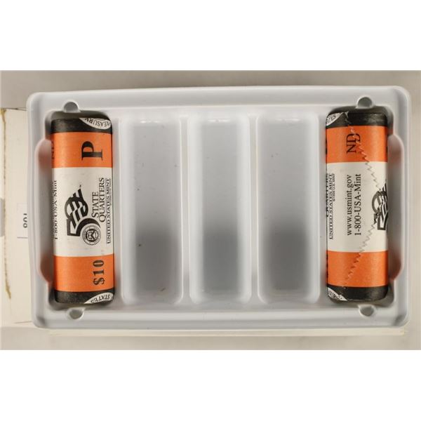 2 ROLLS OF 2006-P & D NORTH DAKOTA QUARTERS