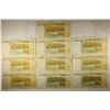 Image 2 : 10 PIECES OF YUGOSLAVIA CURRENCY 8-1990-100