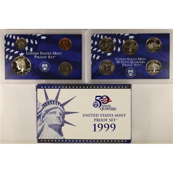 1999 US PROOF SET (WITH BOX)