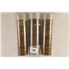 Image 1 : 3 SOLID DATE ROLLS OF LINCOLN CENTS 1941 (50),