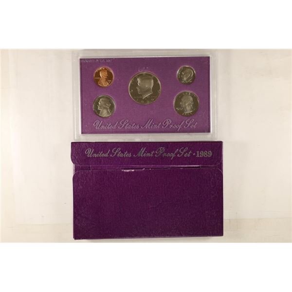 1989 US PROOF SET (WITH BOX)