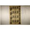 Image 1 : UNCUT SHEET OF 4-1800'S FRANKLIN SILK COMPANY