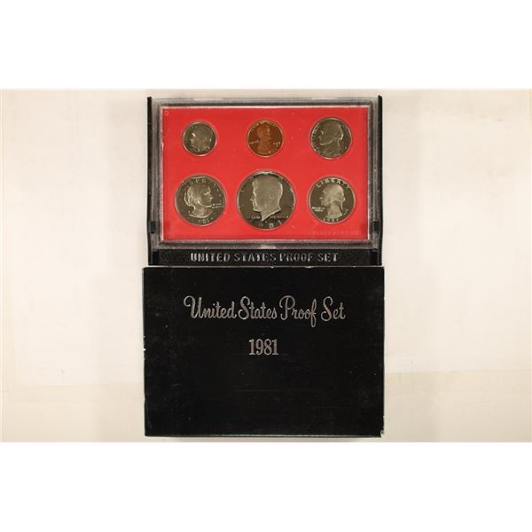 1981 US PROOF SET (WITH BOX)