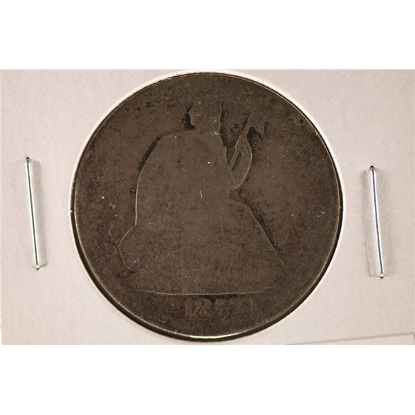 1857-O SEATED LIBERTY HALF DOLLAR