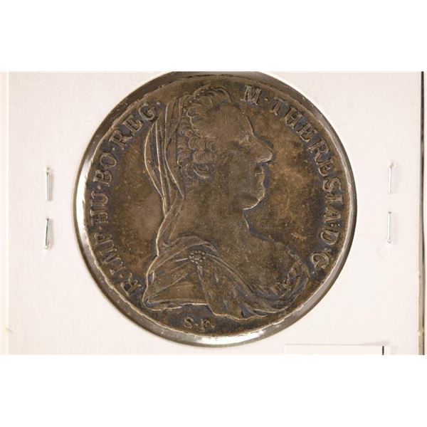 1780 AUSTRIA MARIA THERESIA THALER (SILVER) TONED
