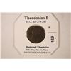 Image 3 : 379-395 A.D. THEODOSIUS I ANCIENT COIN (FINE)