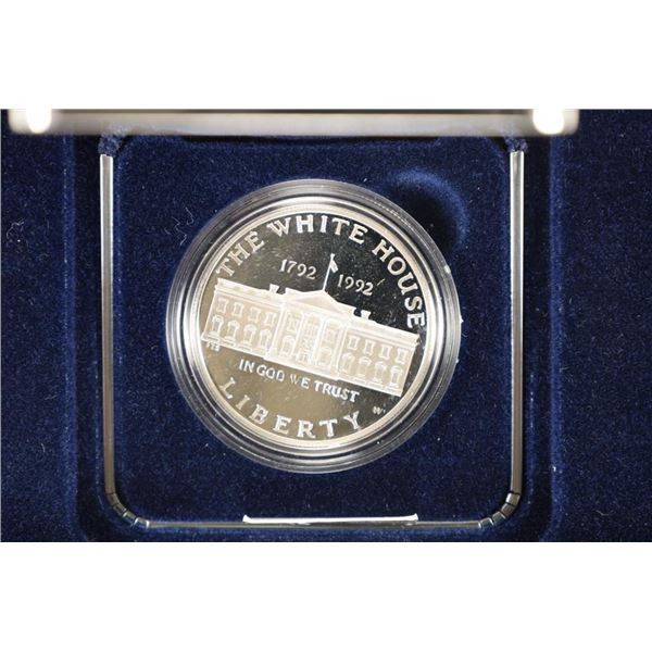 1992 WHITE HOUSE 200TH ANNIVERSARY PF SILVER