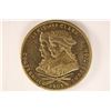 Image 1 : 1905 LEWIS & CLARK EXPO BRASS TOKEN EXTRA FINE