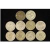 Image 2 : 10 ASSORTED 1958-1966 .100 SILVER MEXICO PESOS
