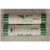 Image 1 : 2-$5 ROLLS OF BRILLIANT UNC 2009-D ROOSEVELT DIMES