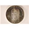Image 1 : 27.6 GRAM SILVER SIR WINSTON CHURCHILL PROOF ROUND