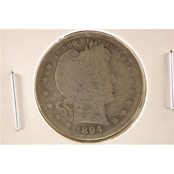 1894-S BARBER QUARTER