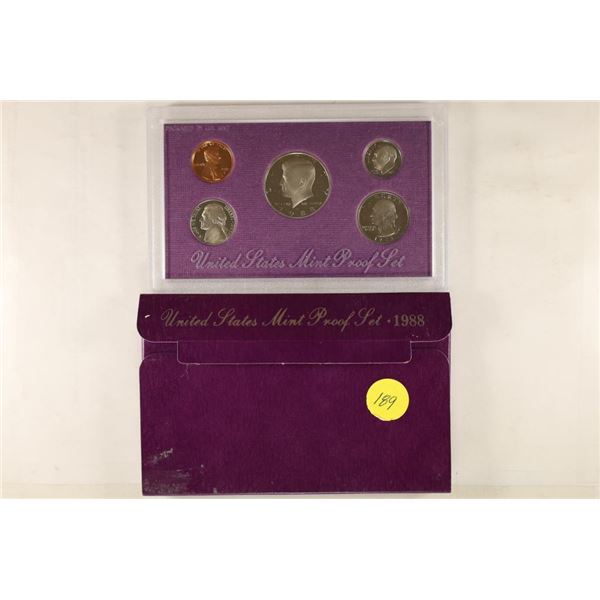 1988 US PROOF SET (WITH BOX)