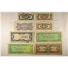 Image 2 : 8 PIECES OF WWII INVASION CURRENCY 5 CENTAVOS,