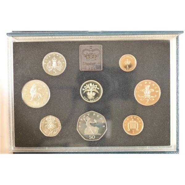 1984 UNITED KINGDOM 8 COIN PROOF SET