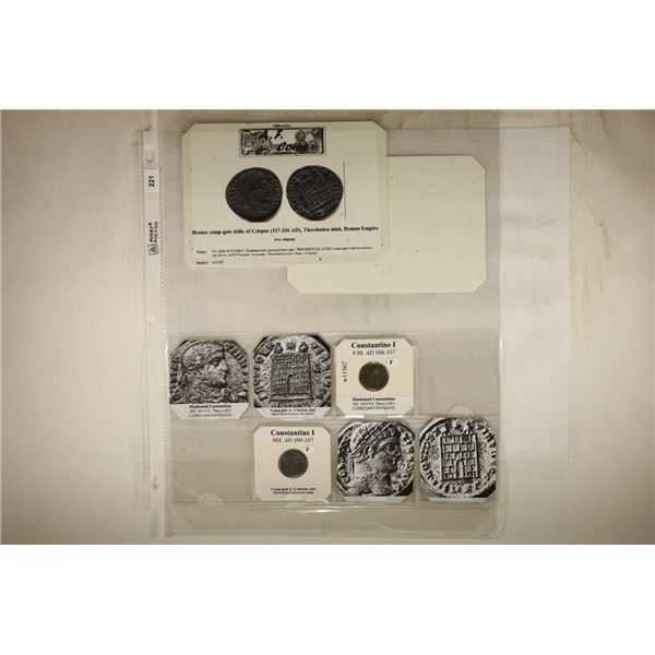 2-306-337 A.D. CONSTANTINE I ANCIENT COIN W / INFO