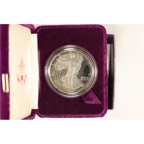 1988-S PROOF AMERICAN SILVER EAGLE