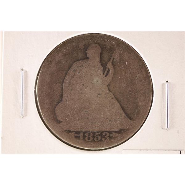 1853 SEATED LIBERTY HALF DOLLAR
