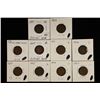 Image 1 : 10 ALL DIFFERENT 1897-1907 INDIAN HEAD CENTS