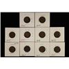 Image 2 : 10 ALL DIFFERENT 1897-1907 INDIAN HEAD CENTS