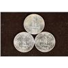 Image 2 : 3-1962 WASHINGTON SILVER QUARTERS BRILLIANT UNC
