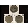 Image 1 : 3 ASSORTED $1 GAMING TOKENS AMARGOSA VALLEY BAR