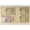 Image 1 : 4-PIECES OF ITALIAN CURRENCY 1000 LIRE