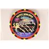Image 1 : $5 GOLDEN NUGGET 1996 HAPPY NEW YEAR CASINO CHIP
