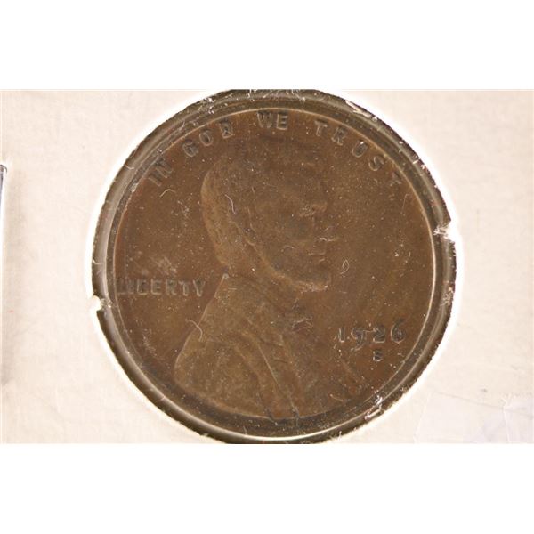 1926-S LINCOLN CENT (SEMI-KEY) VERY FINE