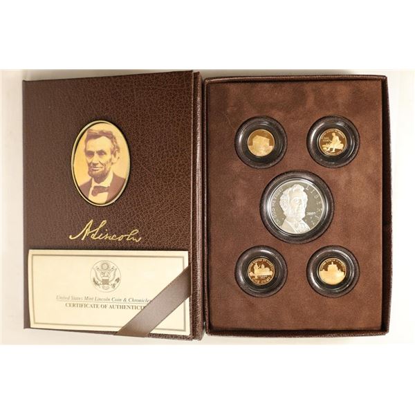 2009 US MINT LINCOLN COIN & CHRONICLES SET