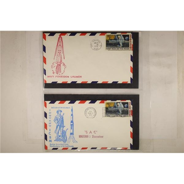 4 ASSORTED 1969/ 70 SPACE RELATED ENVELOPE COVERS