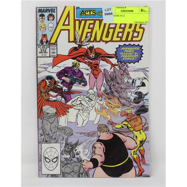 AVENGERS #312