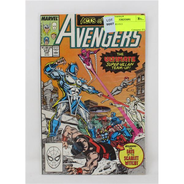 AVENGERS #313